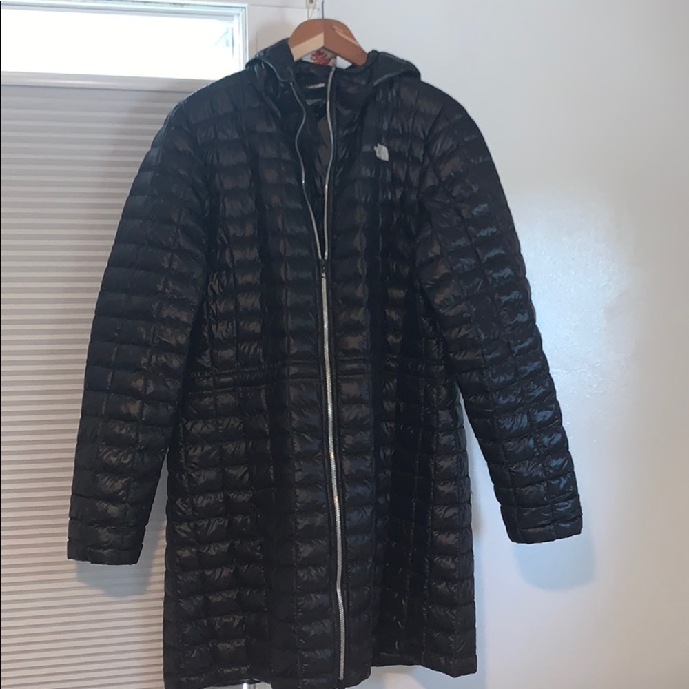North face thermoball eco parka , shiny black